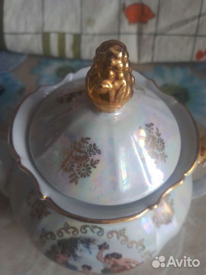 Мадонна ГДРKahla Чайник.Тарелки.Блюдо.Блюдце.Чашка