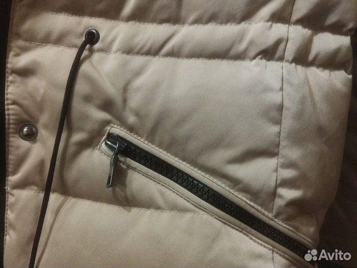 Пуховик женский длинный 48