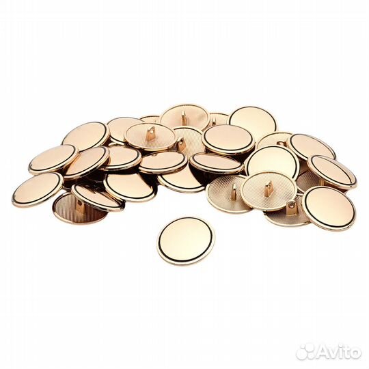 DAG золото черненое ME 678 Пуговица 36L (23мм), на ножке, металл (DAG золото черненое), 36 шт