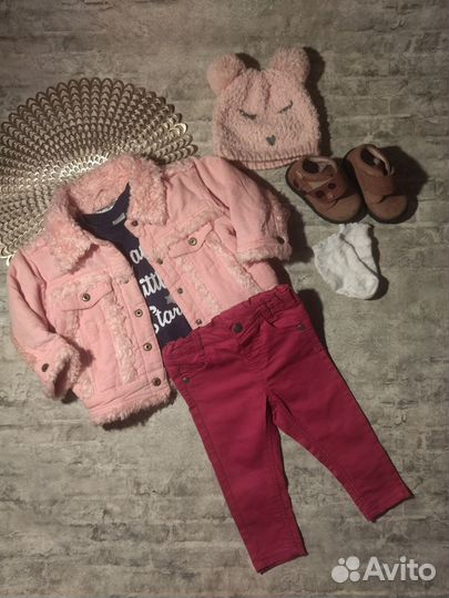 Фирменные вещи на девочку пакетом на рост 74