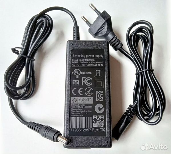 Блок питания для Traktor Kontrol 15V / аналог NI