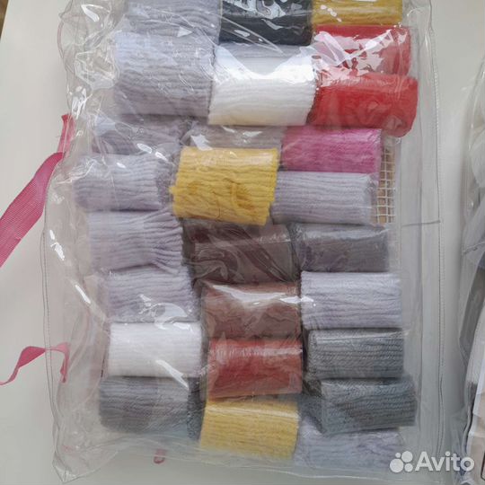 Набор рукоделия подушка из нитей крючком