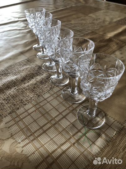 Хрустальные фужеры/рюмки СССР
