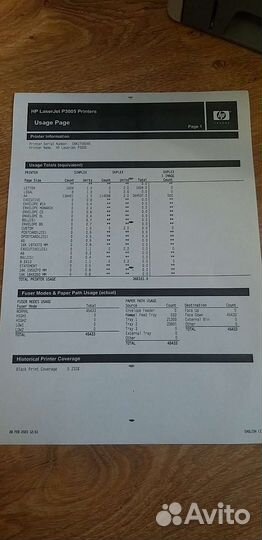 Принтер нр 3005dn