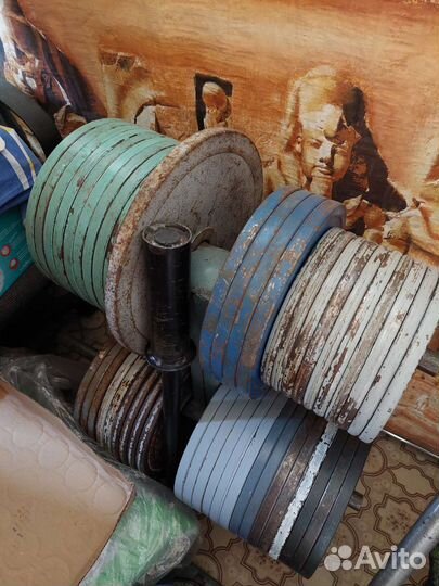 Блины олимпийские 25кг, 10кг,5кг,2.5кг,грифы СССР