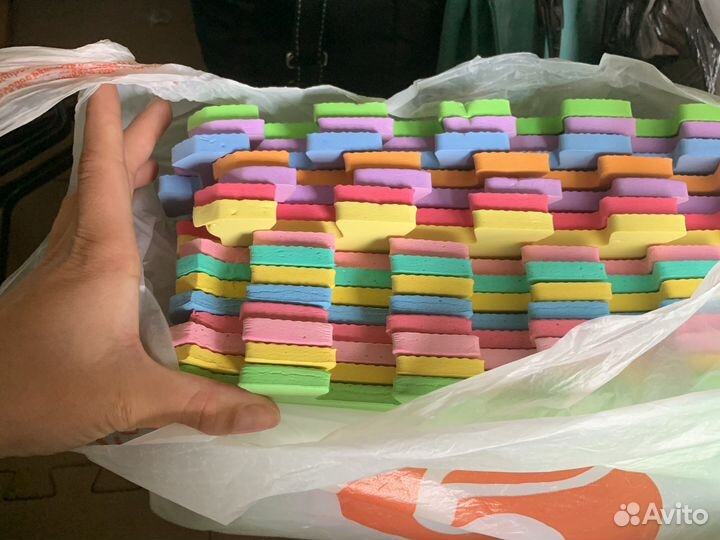 Детский мягкий коврик пазл