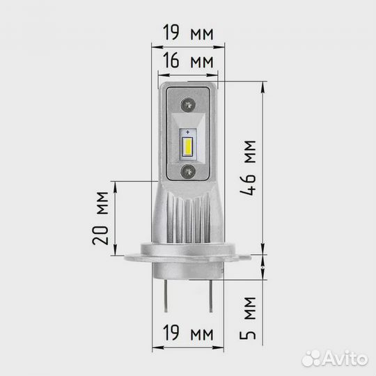 LED Диодные лампы H7 ElectroKot Atomic Pro