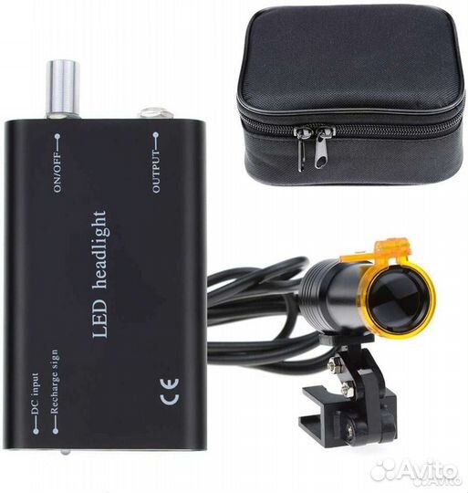 Бинокулярные очки с осветителем