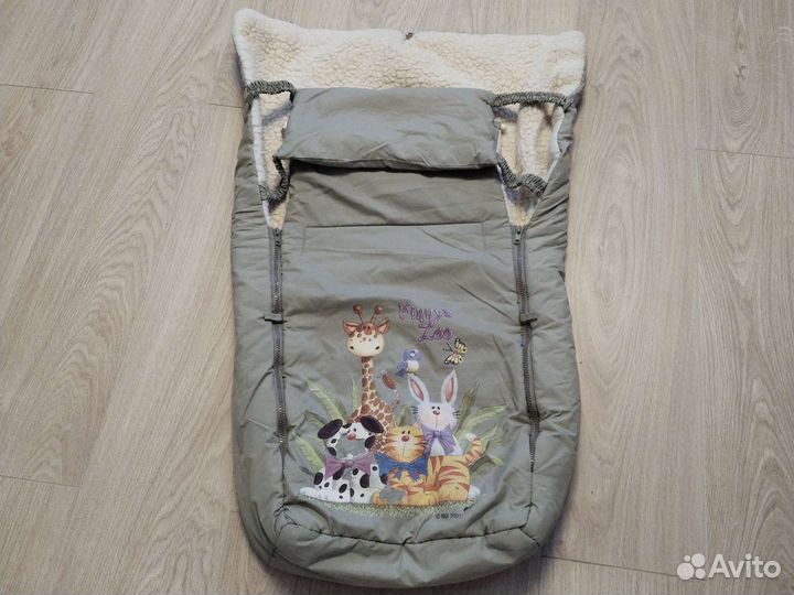 Конверт в коляску санки