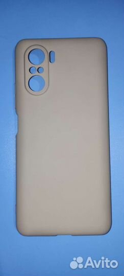 Чехол на Poco F3 серый, новый