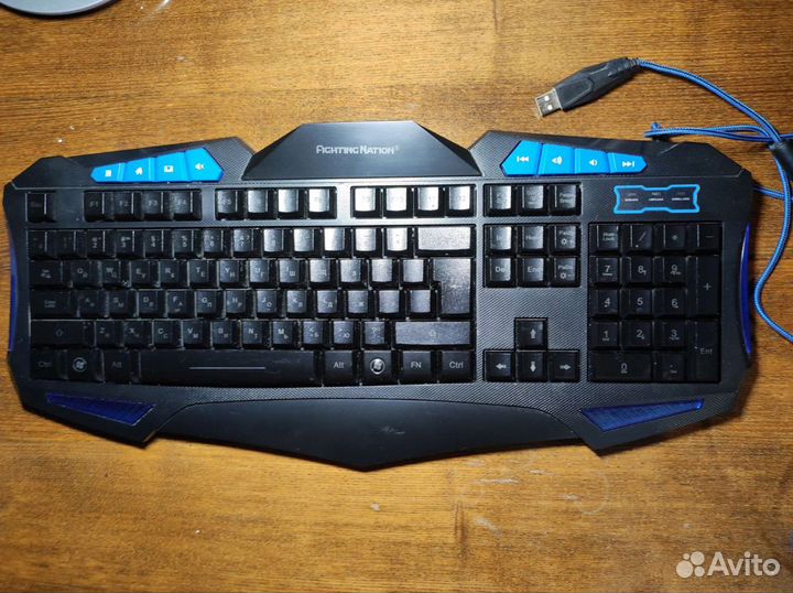 Игровая клавиатура с подсветкой(мембранная)