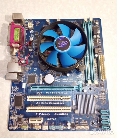 Материнская плата Socket 1155 + Intel Core I3 2120