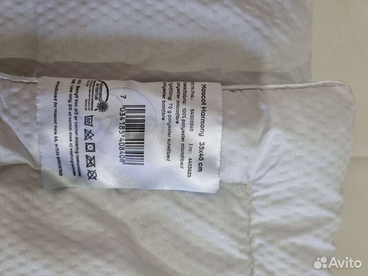 Детское одеяло и подушка в кроватку