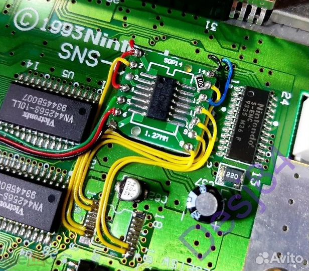 Super Nintendo snes supercic Региональный мод чип