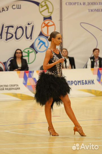 Платье для бальных танцев латина ю2, молодёжь