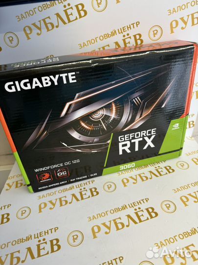 Gigabyte RTX 3060 12Gb 192bit новая