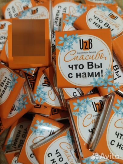 Этикетки на шоколад с логотипом