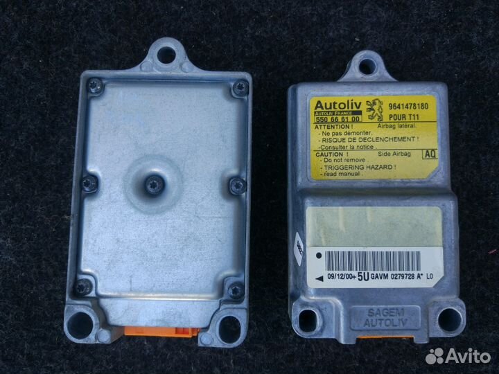 Блок безопасности боковых подушек Пежо 206