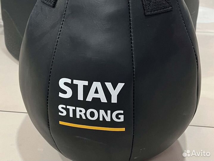 Груша боксерская Е522, кожзам, 12 кг, черный