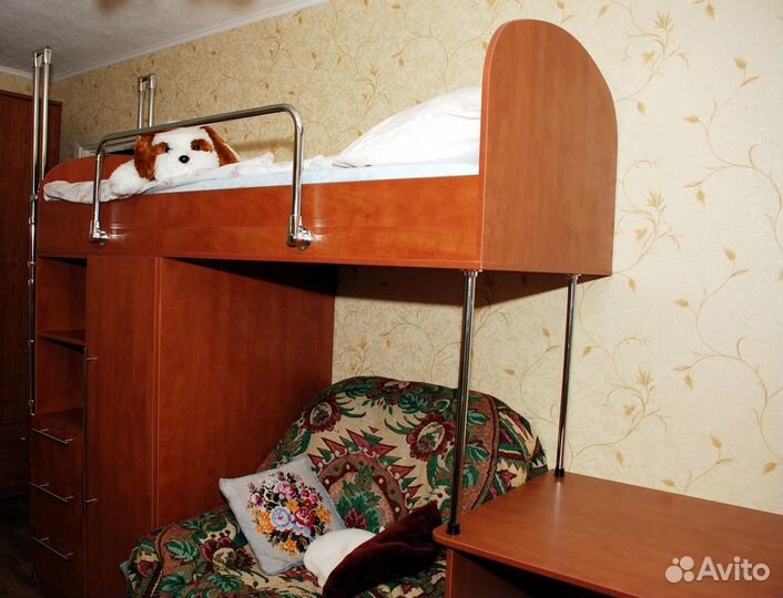 Кровать-чердак для мальчика 7-15 лет