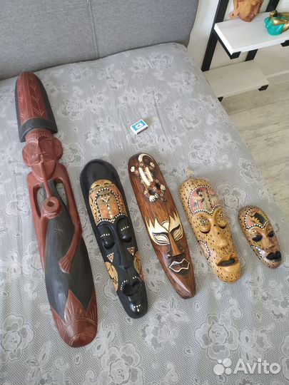 Индонезия Маска декоративная дерево