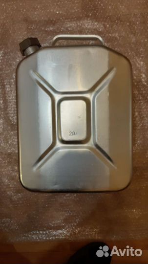 Канистра алюминиевая для бензина 20 литров новая