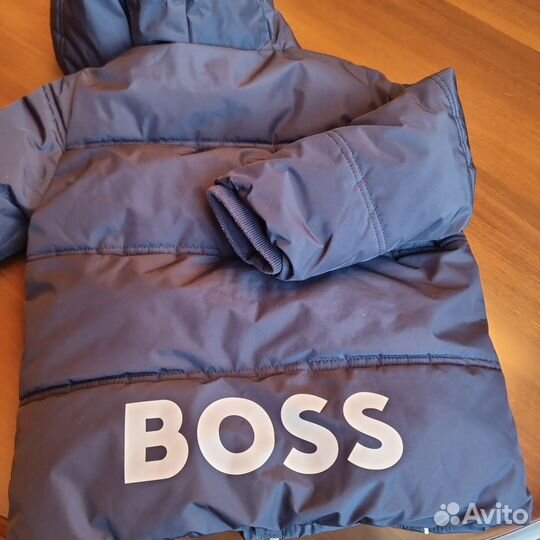 Пуховик детский hugo boss