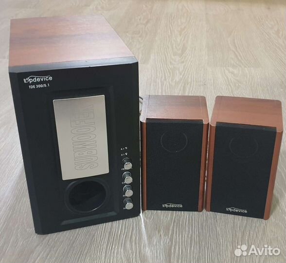 Колонки аудиосистема 2.1 (topdevice)