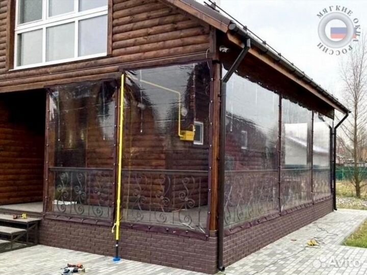 Мягкие окна из ткани пвх