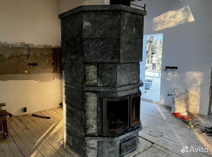 Камин теплонакопительный