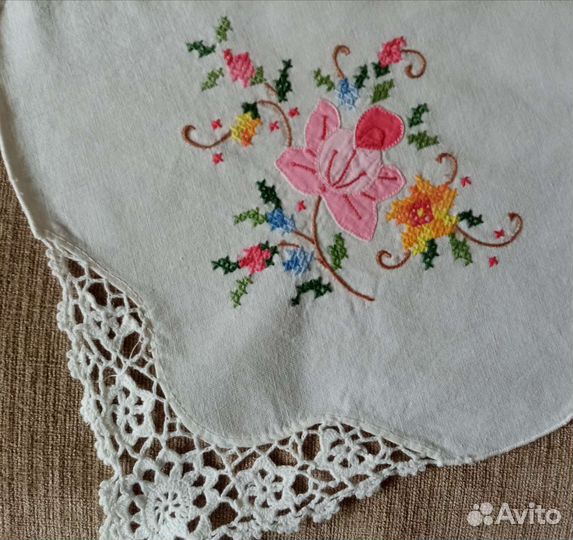 Текстиль скатерть салфетка винтаж Англия
