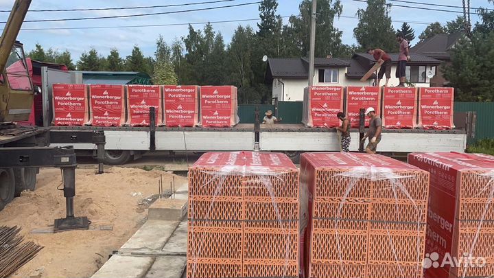 Крупноформатные керамические блоки Гжель Винерберг