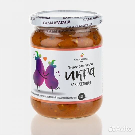 Консерва Икра Баклажанная Сады Арагаца 500г