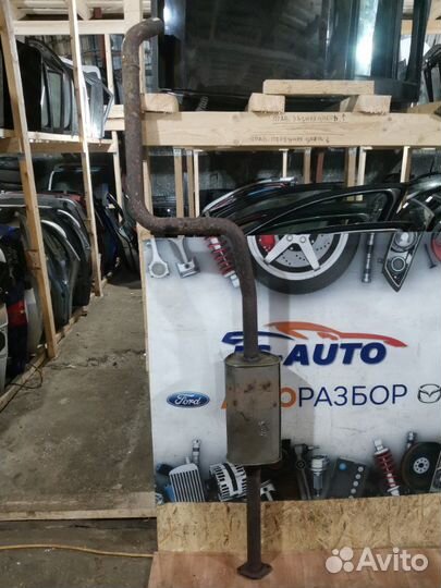 Резонатор глушителя Ford Focus 3 хетчбэк 1.6 pnda
