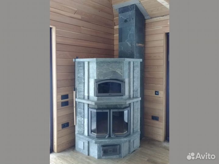 Печь камин по финской технологии