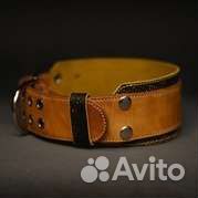 Ошейник кожаный