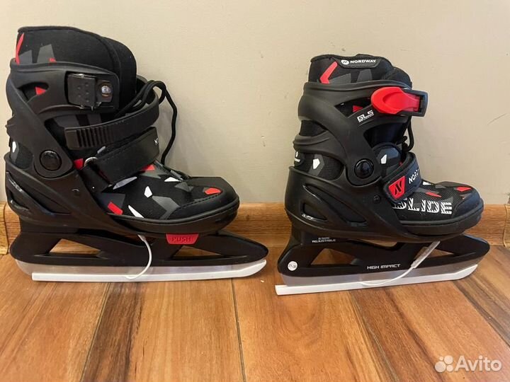 Коньки детские nordway slide 31-36