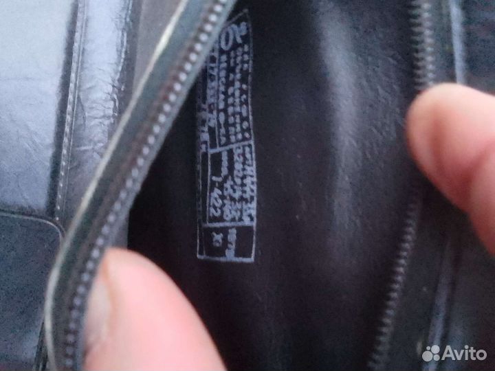 Винтажная мужская ручная сумочка