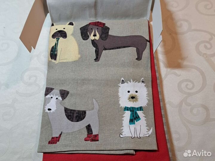 Набор кухонных полотенец с собаками