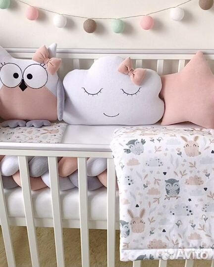 Бортики в детскую кроватку