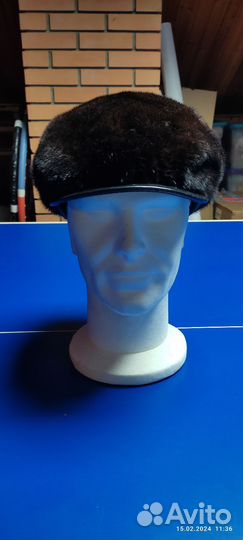 Меховая мужская кепка