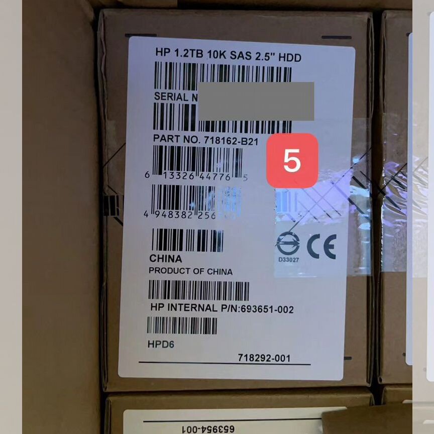 [718162-B21] Жесткий Диск Hp 1.2tb 718162-B21 718292-001 G8-G9