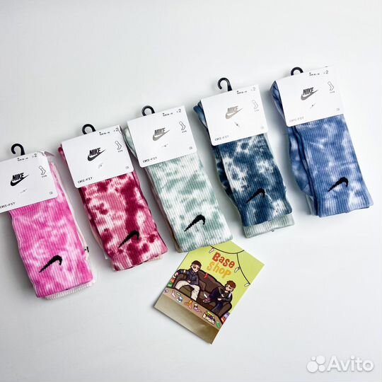Носки nike тай дай