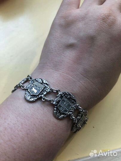 Браслет из ювелирного сплава серебра