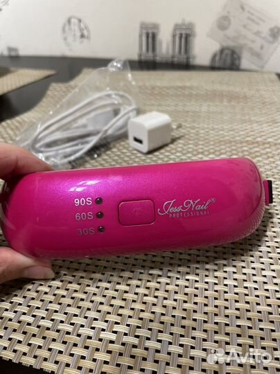 LED лампа JessNail JN TY-100 розовый