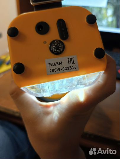 Фонарь светодиодный аккумуляторный эра FA65M
