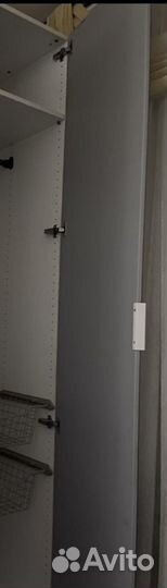 Зеркальная дверь икеа пакс с фацетом 236*50