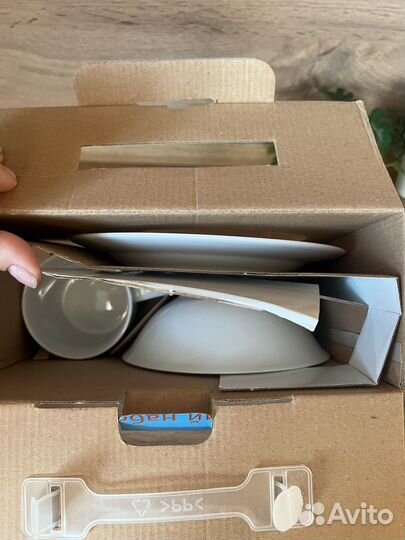 Детский керамический набор посуды