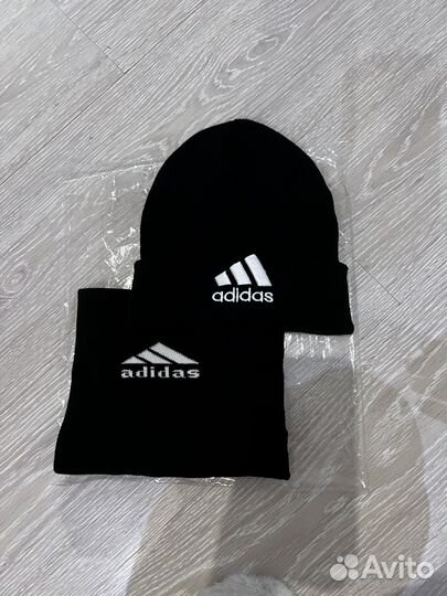 Шапка и снуд adidas