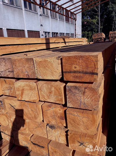 Брус обрезной 100х150х6000мм ГОСТ